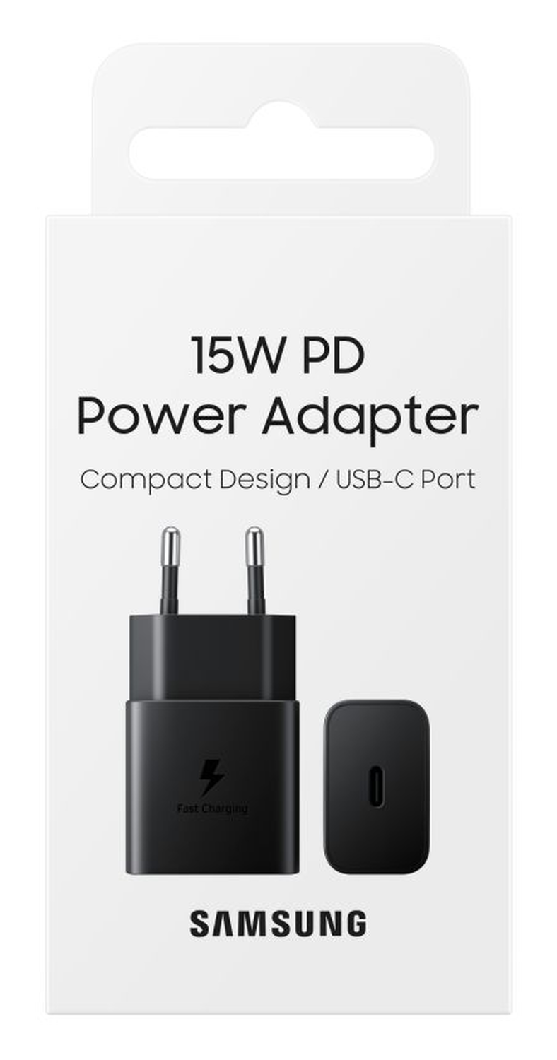 Originele Samsung 15W PD Power Adapter USB-C Oplader Duo Pack Zwart afbeelding 5
