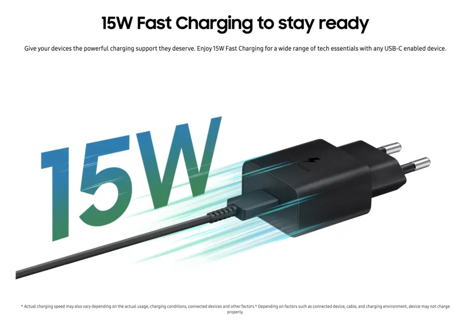 Originele Samsung 15W PD Power Adapter USB-C Oplader Duo Pack Wit afbeelding 7