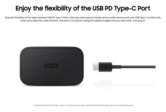 Originele Samsung 15W PD Power Adapter USB-C Oplader Duo Pack Wit afbeelding 6