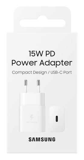 Originele Samsung 15W PD Power Adapter USB-C Oplader Duo Pack Wit afbeelding 8