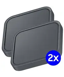 Originele Samsung Mono Wireless Charger Pad 15W Duo Pack Grijs afbeelding