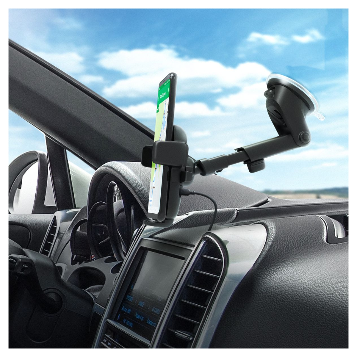iOttie Easy One Touch 4 set - QI Autohouder + fietshouder afbeelding 4