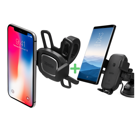 iOttie Easy One Touch 4 set - QI Autohouder + fietshouder afbeelding 1