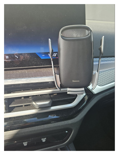 Baseus QI Houder 15W met horizontale minimount 17mm - voor BMW i4 afbeelding 1
