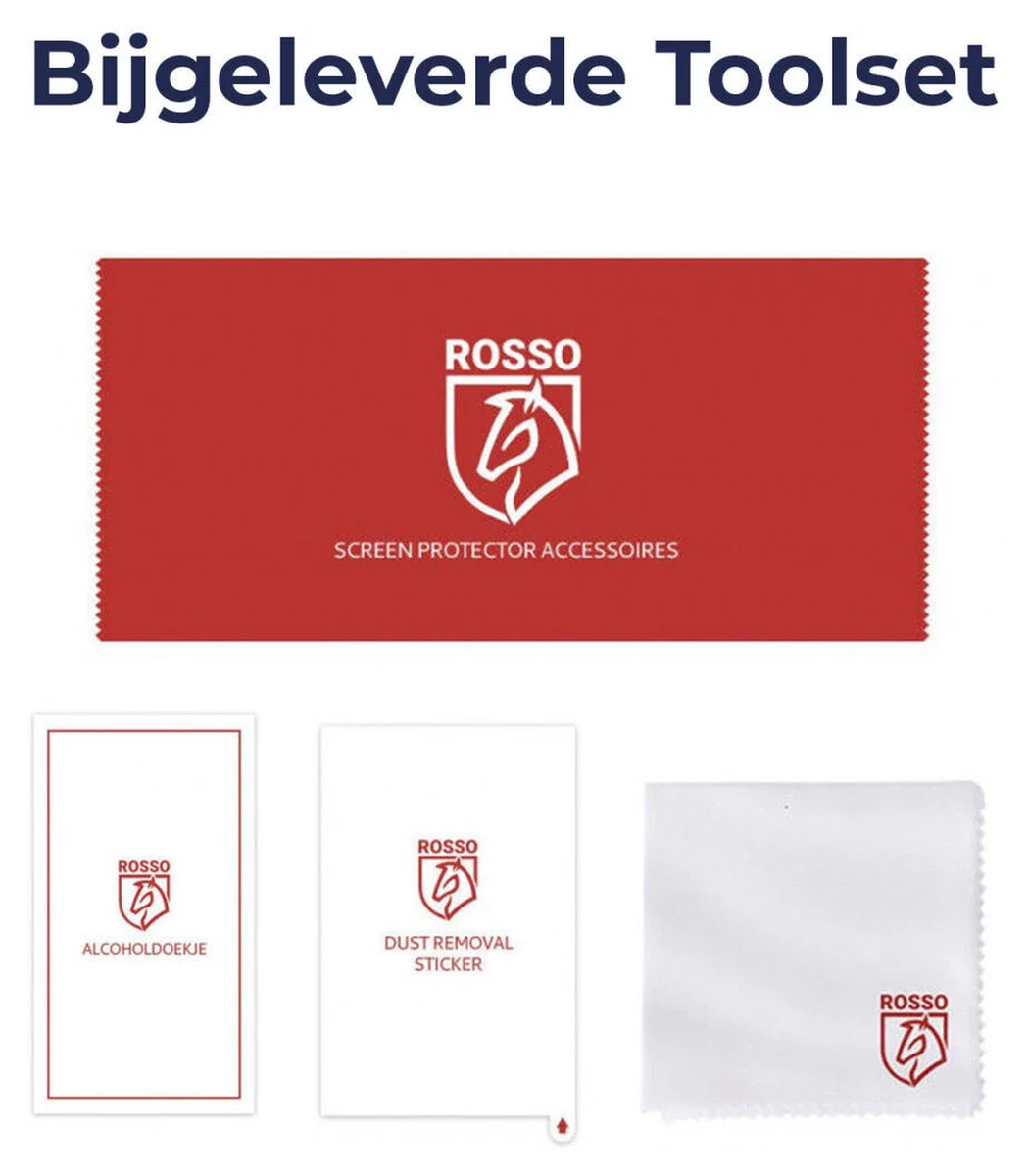 Duo pack Rosso Samsung Galaxy Tab A8 Tempered Glass Installatietray afbeelding 6