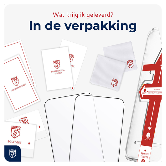 Duo pack Rosso Samsung Galaxy Tab A8 Tempered Glass Installatietray afbeelding 6