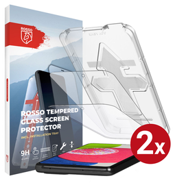 Rosso Samsung Galaxy A52S/A52 Tempered Glass met Installatietray (2-Pack)