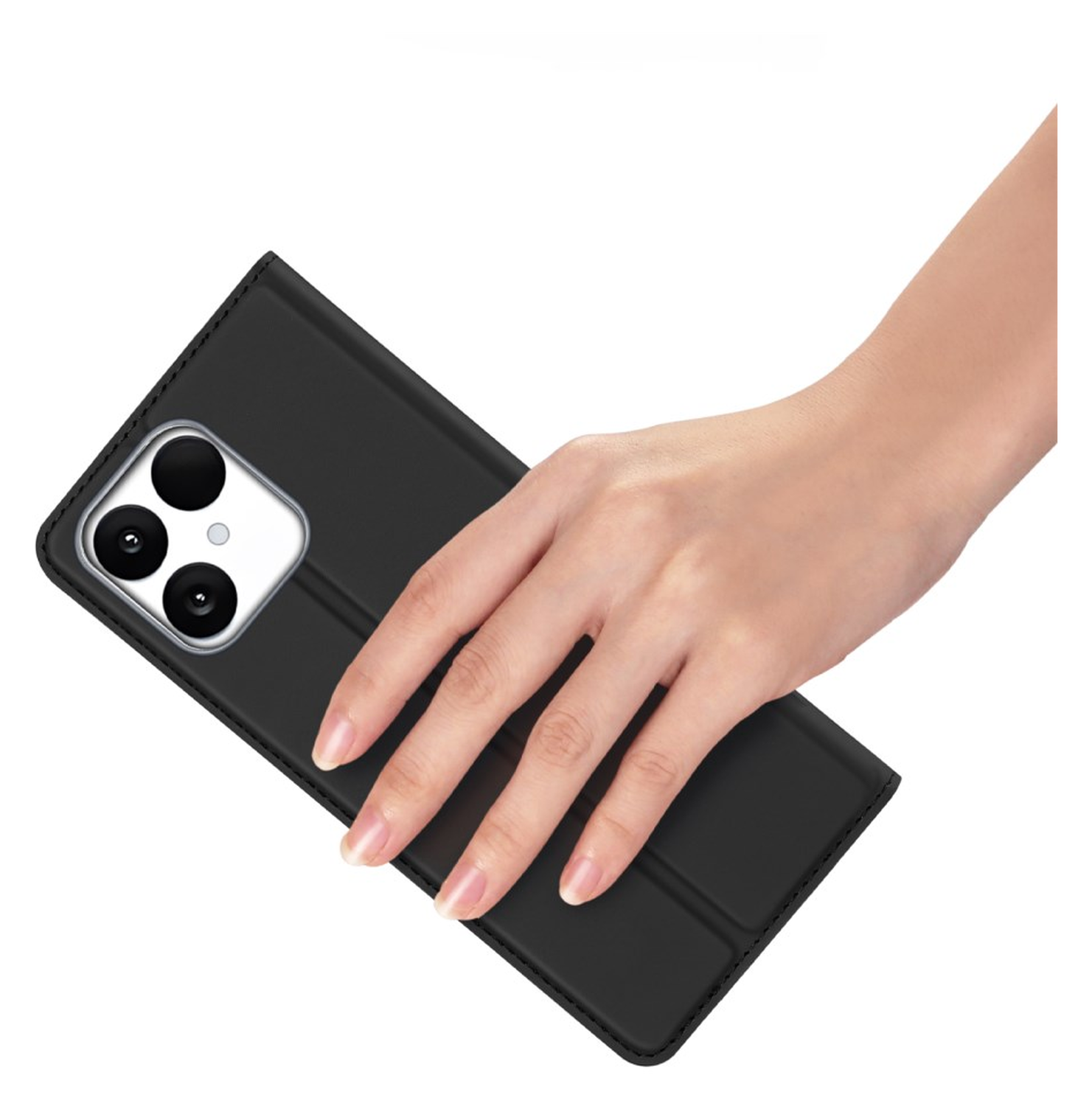 Dux Ducis Skin Pro FairPhone 6 Hoesje Portemonnee Book Case Zwart afbeelding 7