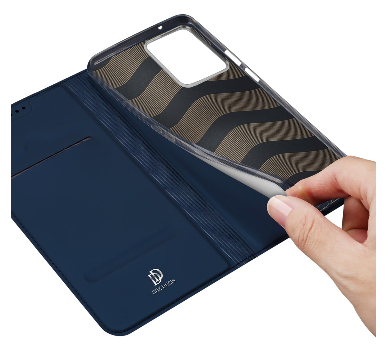 Dux Ducis Skin Pro FairPhone 6 Hoesje Portemonnee Book Case Blauw afbeelding 8