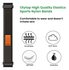 Universeel Smartwatch Bandje 22MM - Nylon - Trail Loop - Grijs afbeelding 2