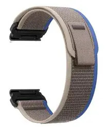 Universeel Smartwatch Bandje 22MM - Nylon - Trail Loop - Blauw afbeelding