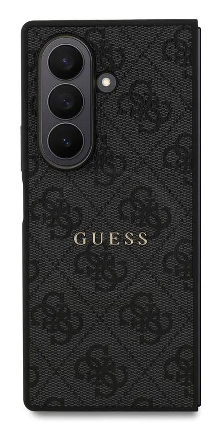 Guess Samsung Galaxy Z Fold 7 Hoesje MagSafe 4G Monogram Logo Zwart afbeelding 2