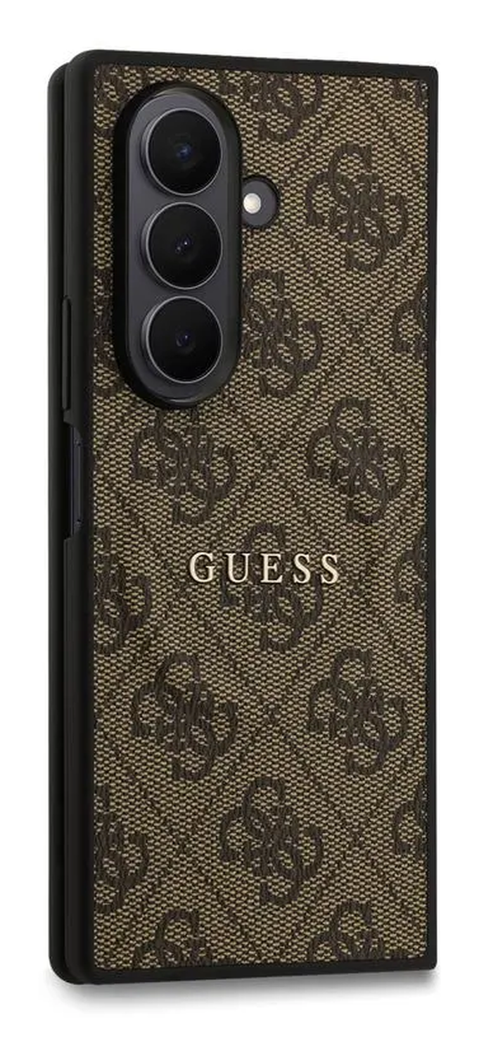 Guess Samsung Galaxy Z Fold 7 Hoesje MagSafe 4G Monogram Logo Bruin afbeelding 4