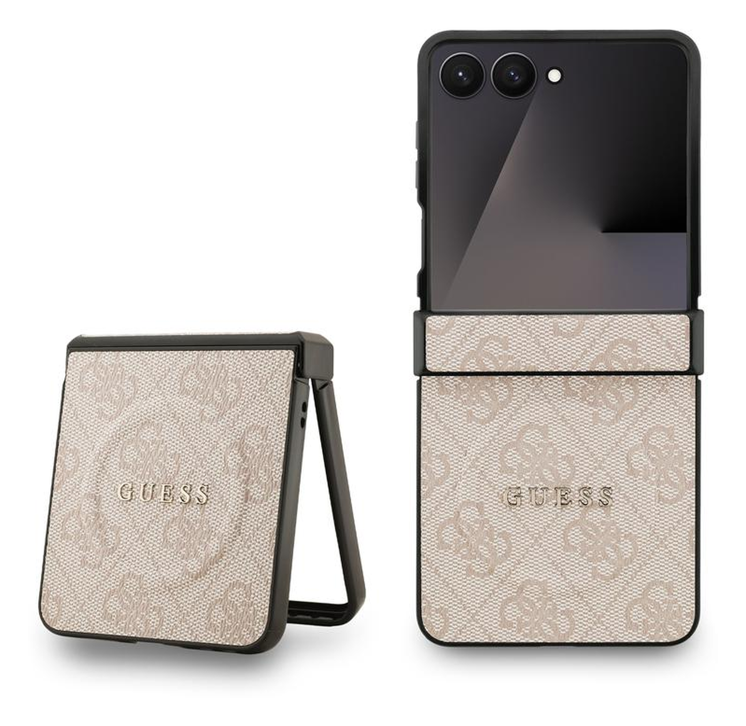 Guess 4G Classic MagSafe Samsung Galaxy Z Flip 7 Hoesje Back Cover Roze afbeelding 1