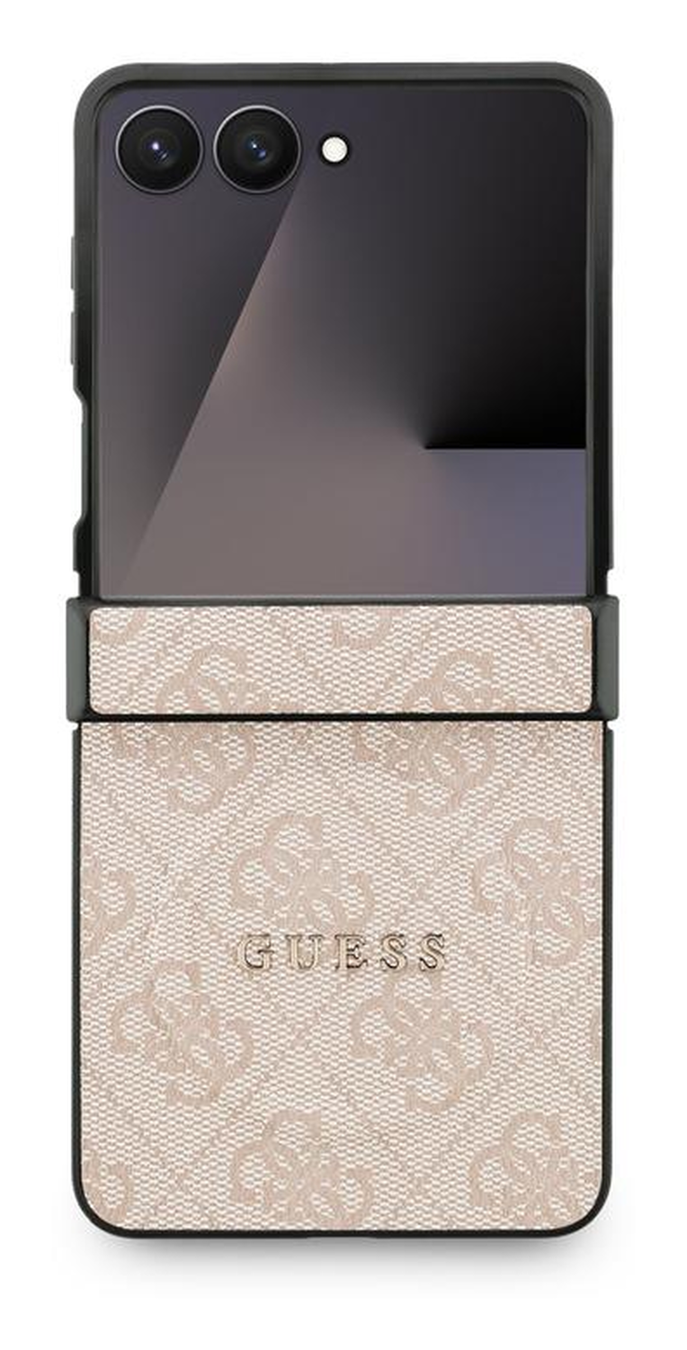 Guess 4G Classic MagSafe Samsung Galaxy Z Flip 7 Hoesje Back Cover Roze afbeelding 2