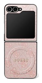Guess 4G Classic MagSafe Samsung Galaxy Z Flip 7 Hoesje Back Cover Roze