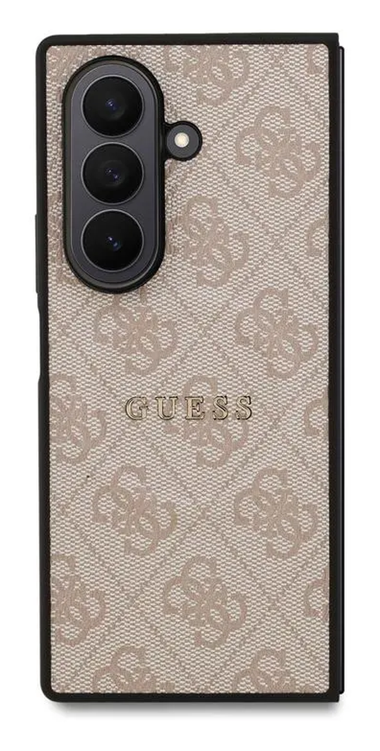 Guess Samsung Galaxy Z Fold 7 Hoesje MagSafe 4G Monogram Logo Roze afbeelding 2