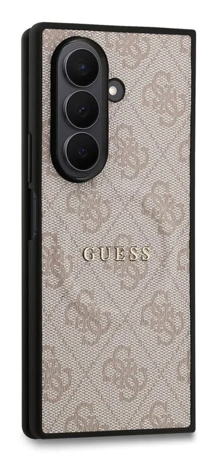 Guess Samsung Galaxy Z Fold 7 Hoesje MagSafe 4G Monogram Logo Roze afbeelding 4