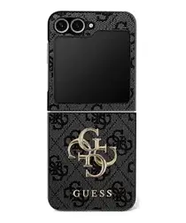Guess Samsung Galaxy Z Flip 7 Hoesje Big 4G Logo Back Cover Zwart afbeelding