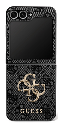 Guess Samsung Galaxy Z Flip 7 Hoesje Big 4G Logo Back Cover Zwart afbeelding 1
