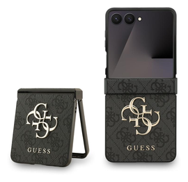 Guess Samsung Galaxy Z Flip 7 Hoesje Big 4G Logo Back Cover Zwart afbeelding
