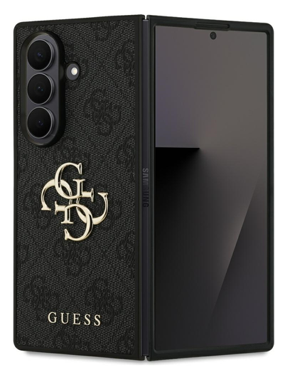 Guess Samsung Galaxy Z Fold 7 Hoesje Big 4G Logo Back Cover Zwart afbeelding 1
