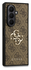Guess Samsung Galaxy Z Fold 7 Hoesje Big 4G Logo Back Cover Bruin afbeelding 4