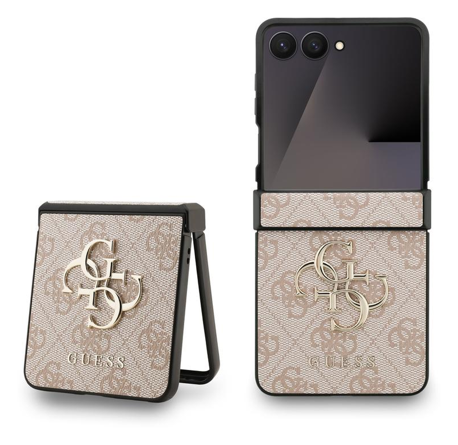 Guess Samsung Galaxy Z Flip 7 Hoesje Big 4G Logo Back Cover Roze afbeelding 1