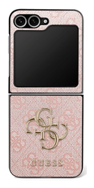 Guess Samsung Galaxy Z Flip 7 Hoesje Big 4G Logo Back Cover Roze afbeelding