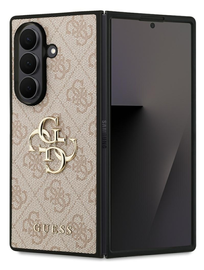 Guess Samsung Galaxy Z Fold 7 Hoesje Big 4G Logo Back Cover Roze