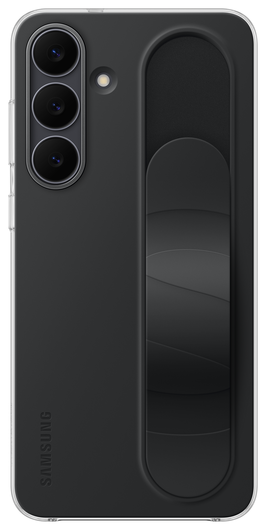 Origineel Samsung Galaxy S25 FE Hoesje Standing Grip Case Zwart afbeelding 1