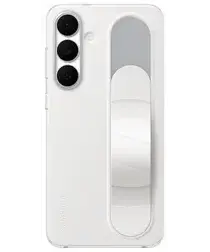 Origineel Samsung Galaxy S25 FE Hoesje Standing Grip Case Wit afbeelding