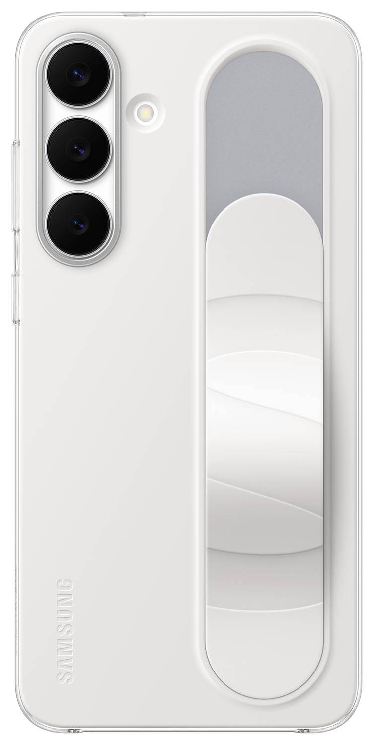 Origineel Samsung Galaxy S25 FE Hoesje Standing Grip Case Wit afbeelding 1