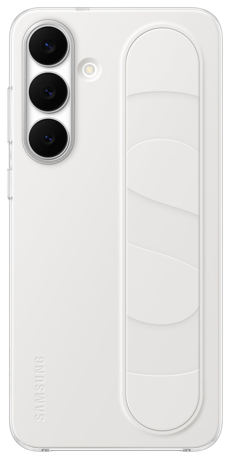 Origineel Samsung Galaxy S25 FE Hoesje Standing Grip Case Wit afbeelding 3