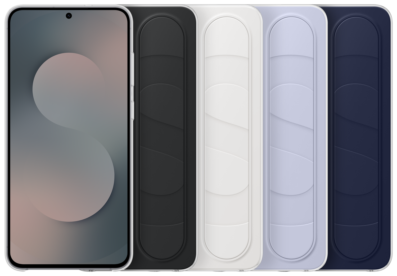 Origineel Samsung Galaxy S25 FE Hoesje Standing Grip Case Wit afbeelding 6