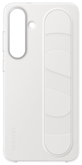 Origineel Samsung Galaxy S25 FE Hoesje Standing Grip Case Wit afbeelding 4