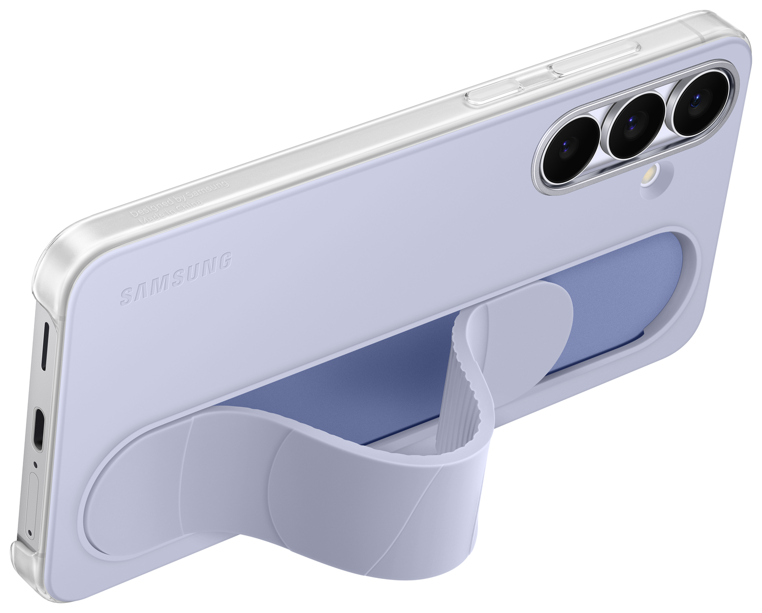 Origineel Samsung Galaxy S25 FE Hoesje Standing Grip Case Lichtblauw afbeelding 2