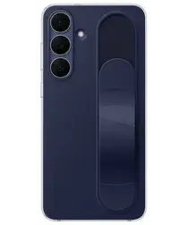 Origineel Samsung Galaxy S25 FE Hoesje Standing Grip Case Blauw afbeelding