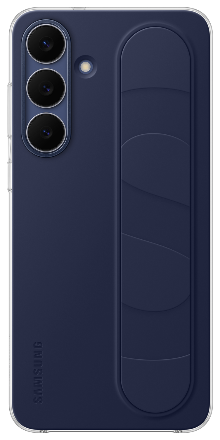 Origineel Samsung Galaxy S25 FE Hoesje Standing Grip Case Blauw afbeelding 3