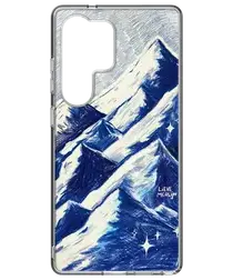 Samsung Galaxy S25 Ultra Lieve Merlijn Mountain Hybrid Case Grijs afbeelding