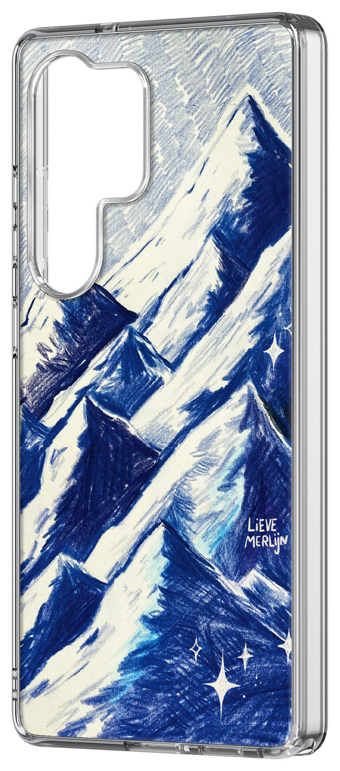 Samsung Galaxy S25 Ultra Lieve Merlijn Mountain Hybrid Case Grijs afbeelding 2
