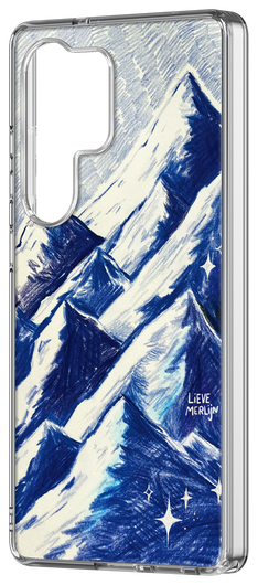 Samsung Galaxy S25 Ultra Lieve Merlijn Mountain Hybrid Case Grijs afbeelding 2