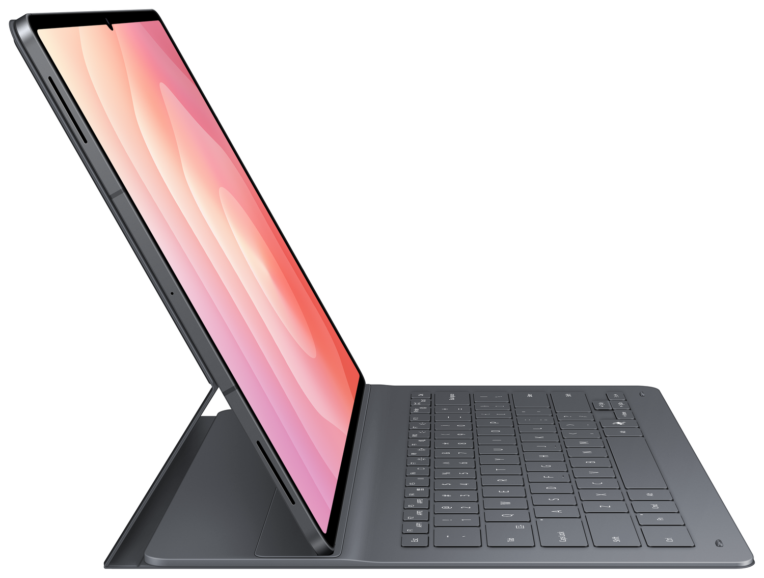 Originele Samsung Galaxy Tab S11 Ultra Hoes Book Cover Keyboard Slim Zwart afbeelding 3