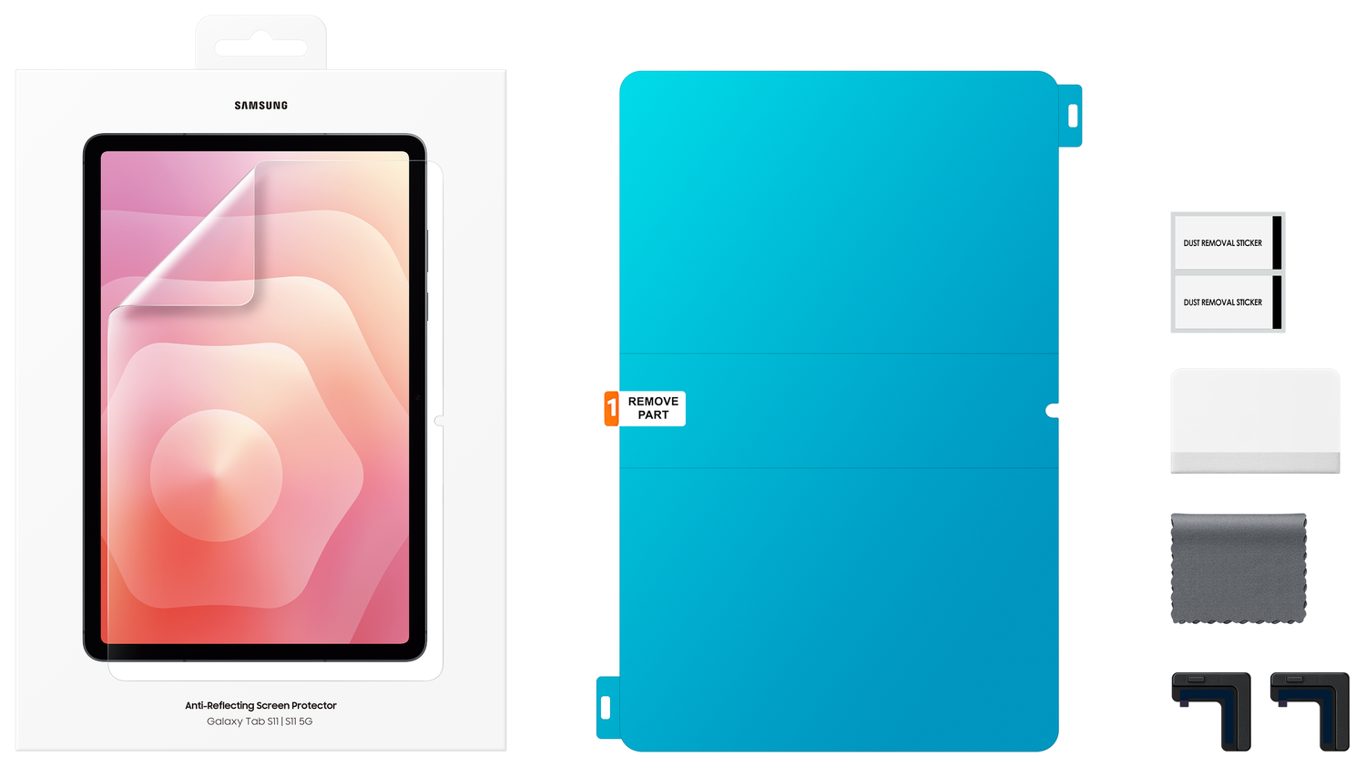 Originele Samsung Galaxy Tab S11 Screen Protector Anti-Reflectie Folie afbeelding 3
