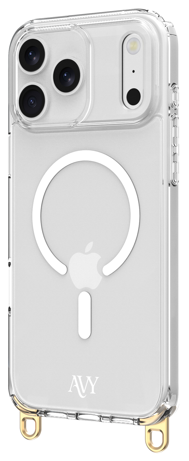 AVY Apple iPhone 17 Pro Hoesje met Koord Haakjes MagSafe Transparant afbeelding 17