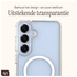 AVY Samsung S25 Plus / S24 Plus Hoesje met Koord Haakjes MagSafe Transparant afbeelding 4