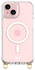 AVY Apple iPhone 15 Hoesje met Koord Haakjes MagSafe Transparant