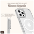 AVY Apple iPhone 12 / 12 Pro Hoesje met Koord Haakjes MagSafe Transparant afbeelding 2