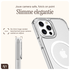 AVY Apple iPhone 12 Pro Max Hoesje met Koord Haakjes MagSafe Transparant afbeelding 2
