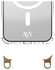 AVY Apple iPhone 12 Pro Max Hoesje met Koord Haakjes MagSafe Transparant afbeelding 7